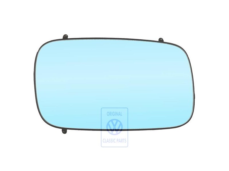 VW Originale Vetro Dello Specchio Con- Vesso Con Piastra Di Supporto - 357857522