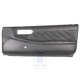 VW Originale Rivestimento Porta (Pelle) Nero - 357867016E 1BX