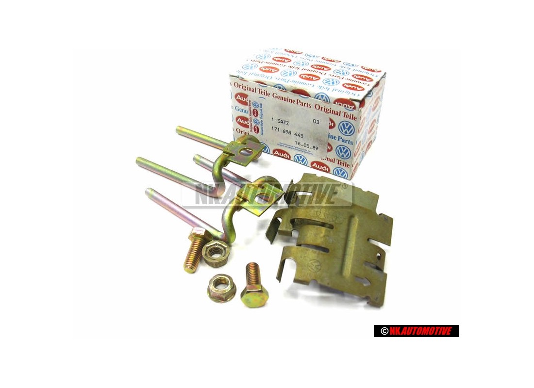 Pezzi di ricambio per il New Beetle | Hardware per pastiglie e pattini del freno